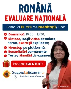 Limba și Literatura Română pentru Evaluarea Națională 2026
