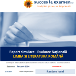 Simulare - Limba și literatura română - Evaluare Națională