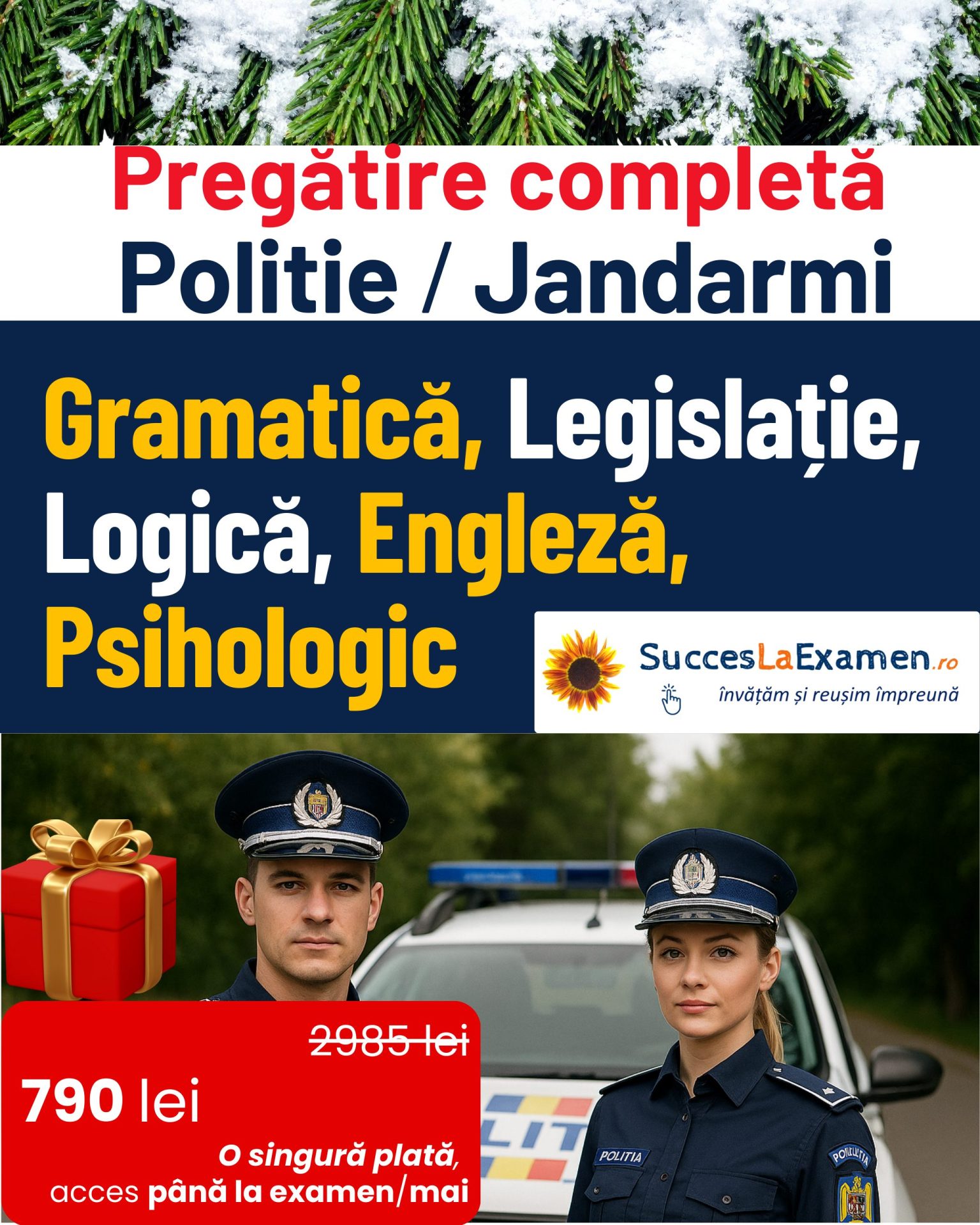 Admitere Academia & Școala de Poliție, Frontieră, Jandarmi, ANP 2026 | Pregătire Completă | Platformă + LIVE interactiv - imagine 2